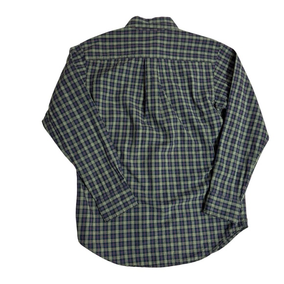 Ralph Lauren Boy’s Green and Blue Plaid Shirt - Picture 2 of 5